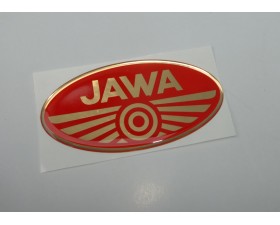 SAMOLEPKA GELOVÁ 3D - ZLATÁ/ČERVENÁ - (100X50MM) - VELKÁ